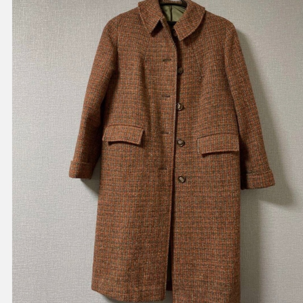 Harris Tweed Pure Wool Coat